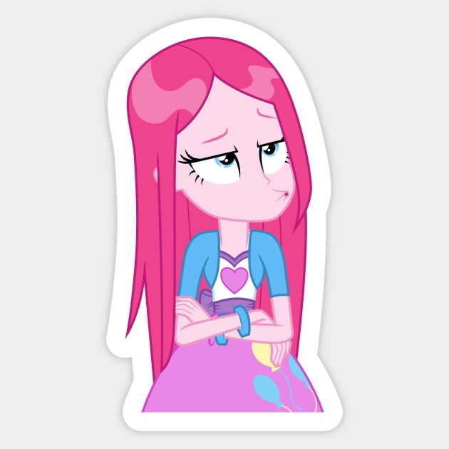 Pinkamena EQG Sticker by CloudyGlow